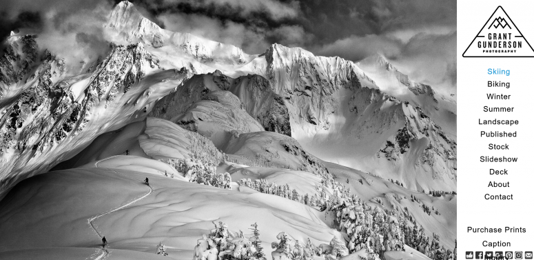 Grant Gunderson Ski Photography