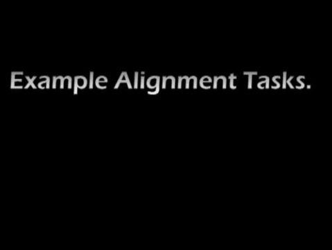 Alignment Tasks