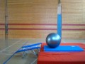 SSGD Ski Racer Jump on Swissball with Skiboots